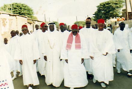le khalife avec /du mouvement naby -allah